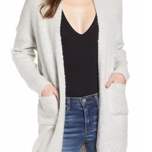 White cardigan